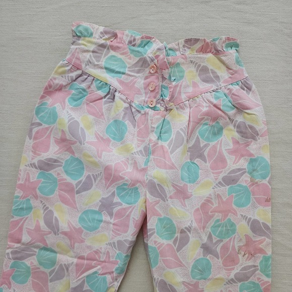 Vintage Shell Beach Pants kids 6x - Picture 2 of 11